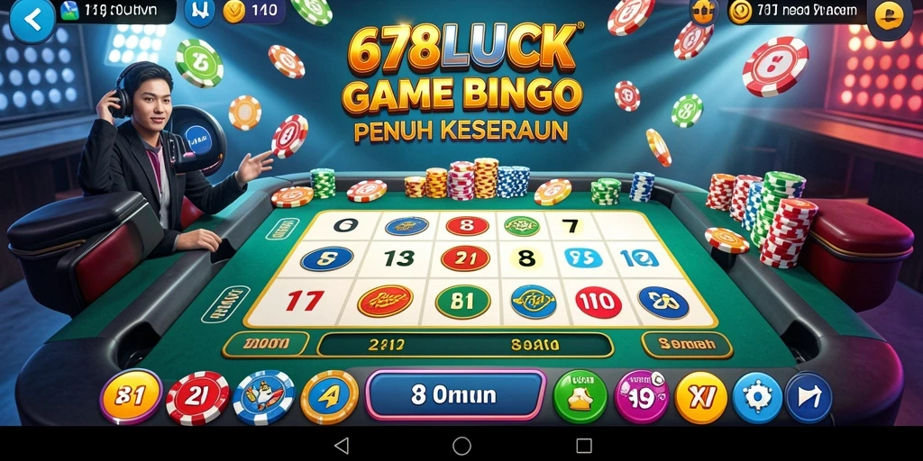 Tampilan gameplay Bingo yang mengasyikkan di 678LUCK.