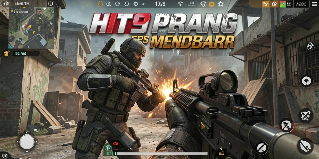 Tangkapan layar menampilkan pertempuran intens dalam HIT9.