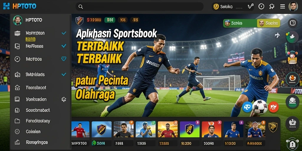 Tampilan HPTOTO dengan berbagai pilihan taruhan olahraga yang menarik.