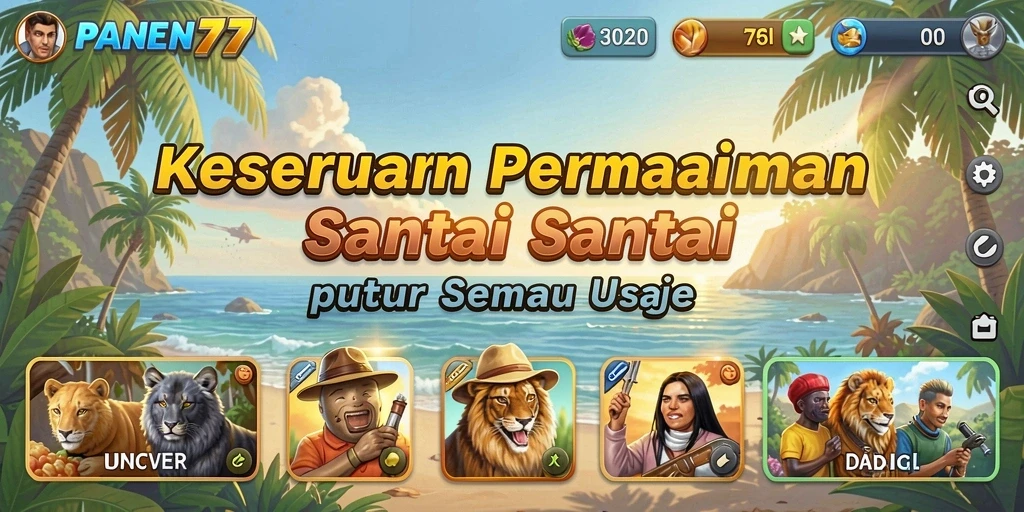 Screenshot gameplay PANEN77 yang penuh warna dan menarik.