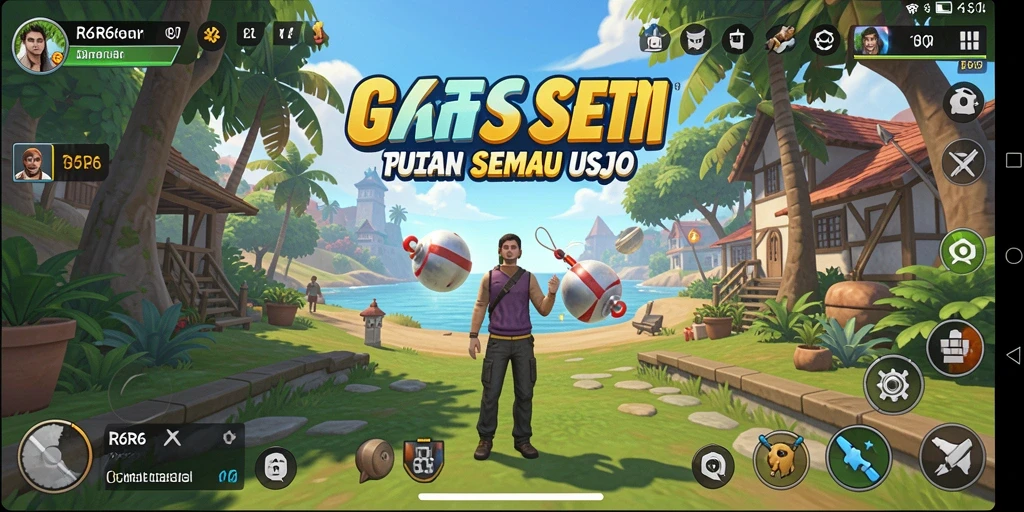 Screenshot gameplay R6R6 yang menunjukkan pengalaman bermain yang menyenangkan.