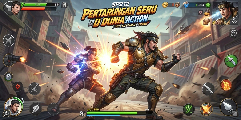 Gameplay SP212 yang menegangkan dengan aksi seru.