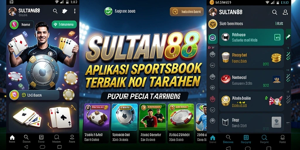 Tampilan utama SULTAN88 menampilkan berbagai pilihan taruhan olahraga.