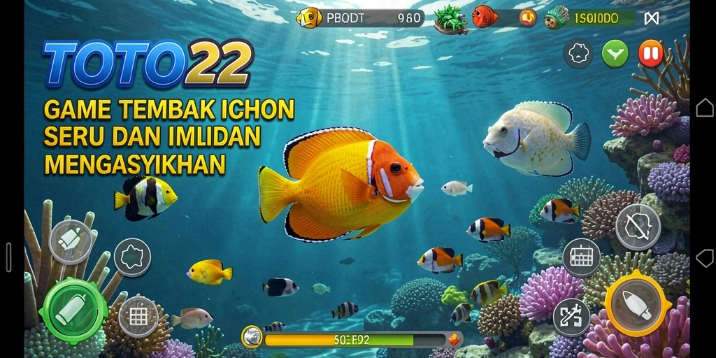 Tangkapan layar gameplay yang seru dalam Tembak Ikan.